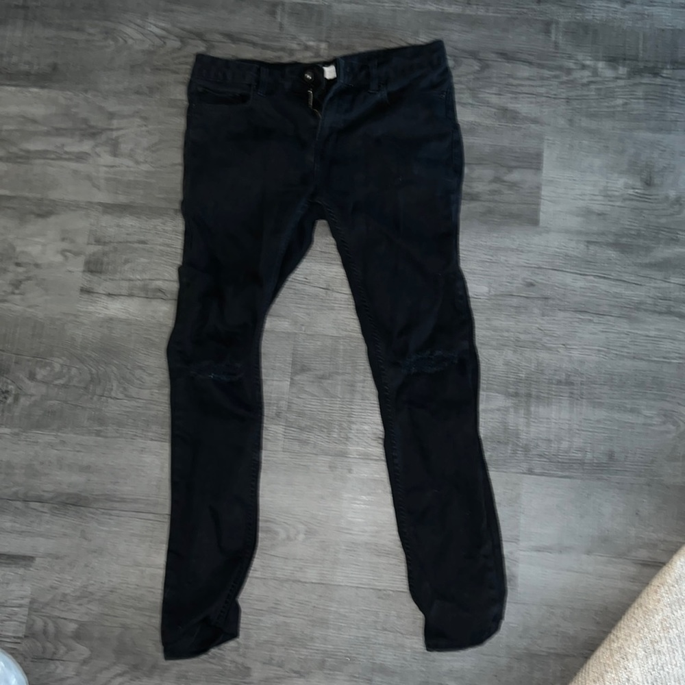 Topman black denim 32x32 skinny